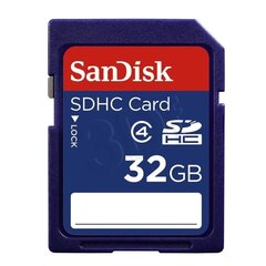 MEMORY SDHC 32GB/SDSDB-032G-B35 SANDISK hinta ja tiedot | Sandisk Puhelimet, älylaitteet ja kamerat | hobbyhall.fi