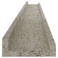 Seinähyllyt 2 kpl betoninharmaa 100x9x3 cm hinta ja tiedot | Hyllyt | hobbyhall.fi