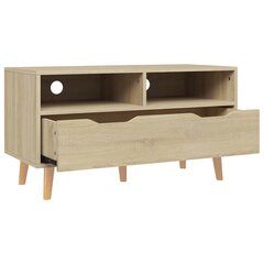 TV-taso Sonoma-tammi 90x40x48,5 cm tekninen puu hinta ja tiedot | TV-tasot | hobbyhall.fi