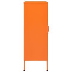 Varastokaappi oranssi 80x35x101,5 cm teräs hinta ja tiedot | Olohuoneen kaapit ja lipastot | hobbyhall.fi