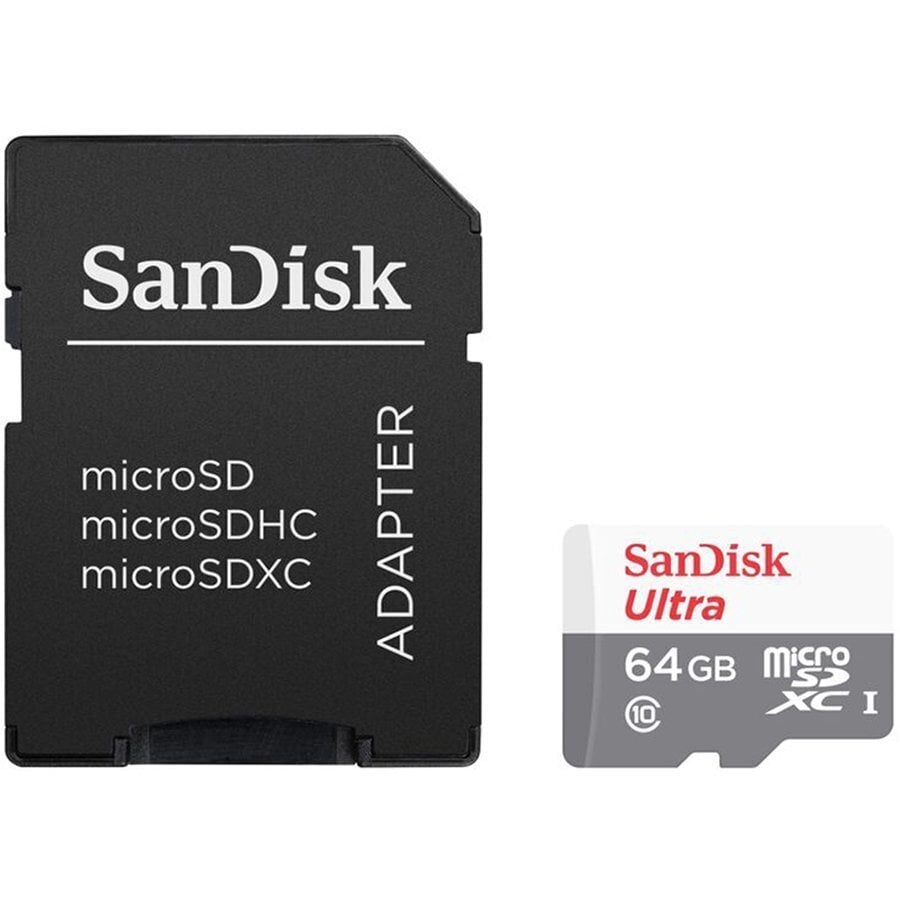 MEMORY MICRO SDXC 64GB UHS-I/W/A SDSQUNS-064G-GN3MA SANDISK hinta ja tiedot | Kameran muistikortit | hobbyhall.fi