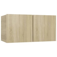 Seinäkiinnitettävä TV-taso Sonoma-tammi 60x30x30 cm hinta ja tiedot | TV-tasot | hobbyhall.fi