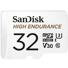 SANDISK 32GB High Endurance microSDHC muistitikku hinta ja tiedot | Kameran muistikortit | hobbyhall.fi