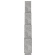 Kuutioseinähylly betoninharmaa 90x15x119 cm lastulevy hinta ja tiedot | Hyllyt | hobbyhall.fi