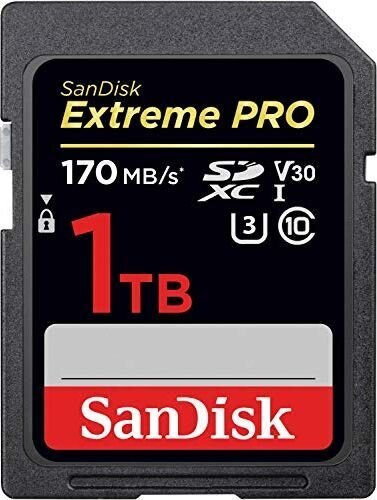 SDXC muistikortti SanDisk Extreme Pro 1000GB : SDSDXXY-1T00-GN4IN hinta ja tiedot | Kameran muistikortit | hobbyhall.fi