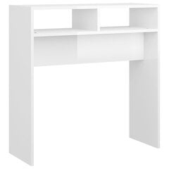 Konsolipöytä korkeakiilto valkoinen 78x30x80 cm lastulevy hinta ja tiedot | Sivupöydät | hobbyhall.fi