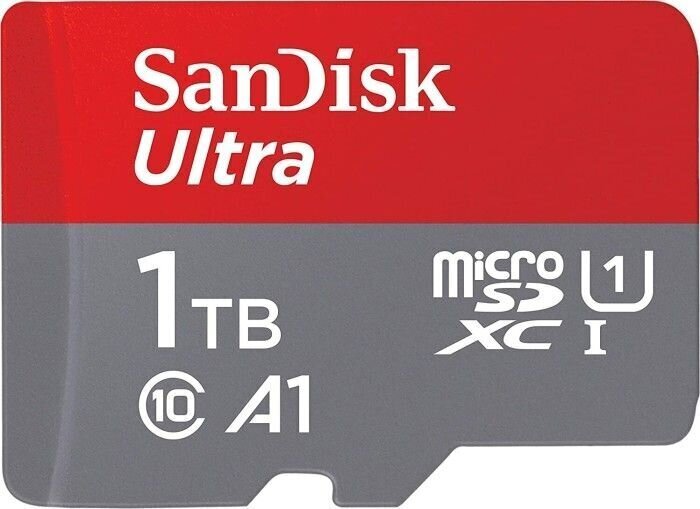 SANDISK Ultra 1TB microSDXC + SD Adp muistitikku hinta ja tiedot | Kameran muistikortit | hobbyhall.fi