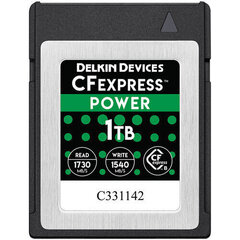 DELKIN CFEXPRESS POWER R1730 / W1430 1TB. hinta ja tiedot | Delkin Puhelimet, älylaitteet ja kamerat | hobbyhall.fi