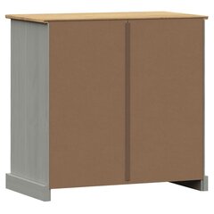 Senkki laatikoilla VIGO 78x40x75 cm harmaa täysi mänty hinta ja tiedot | Olohuoneen kaapit ja lipastot | hobbyhall.fi