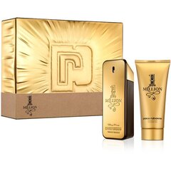 Lahjasetti Paco Rabanne 1 Million miehille: hajuvesi EDT, 100 ml + suihkugeeli, 100 ml hinta ja tiedot | Miesten hajuvedet | hobbyhall.fi