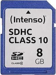 MEMORY SDHC 8GB C10/3411460 INTENSO. hinta ja tiedot | Kameran muistikortit | hobbyhall.fi