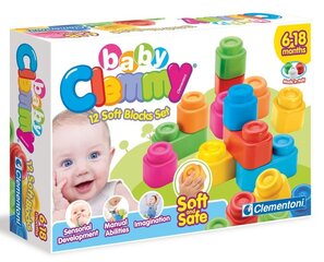 Clementoni Clemmy Baby pehmeät palikat, 12 kpl hinta ja tiedot | Clementoni Lapset | hobbyhall.fi