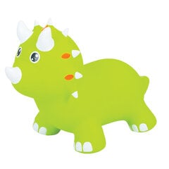 Jumpy-pomppueläin Triceratops, vihreä hinta ja tiedot | Vauvan lelut | hobbyhall.fi