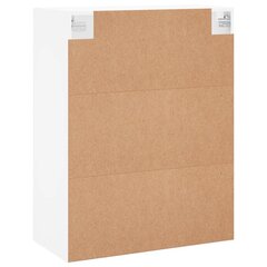 Seinäkiinnitettävät kaapit 2 kpl valkoinen 69,5x34x90 cm hinta ja tiedot | Olohuoneen kaapit ja lipastot | hobbyhall.fi