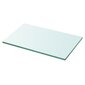 Hyllyt 2 kpl kirkas lasi 30x12 cm hinta ja tiedot | Hyllyt | hobbyhall.fi