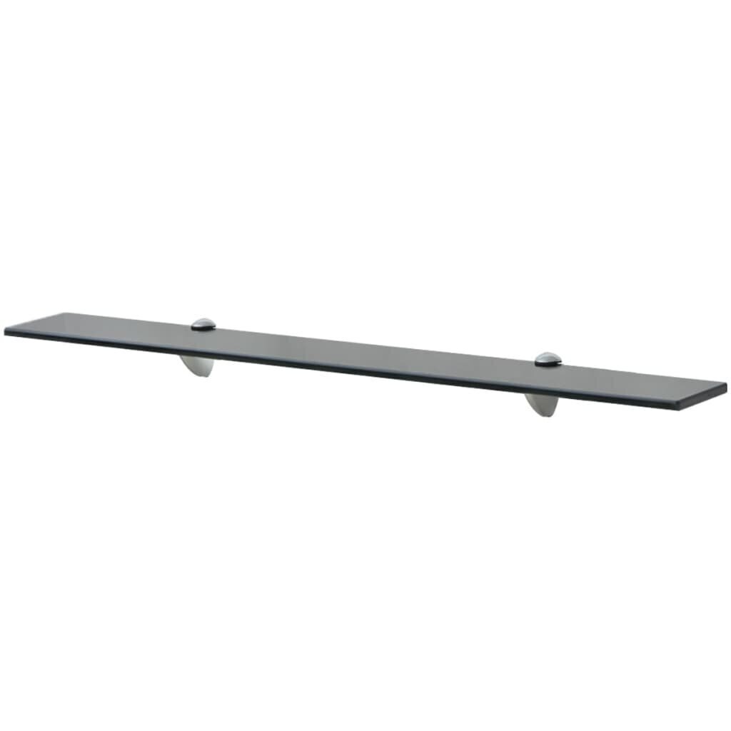 Kelluvat hyllyt 2 kpl lasi 80x10 cm 8 mm hinta ja tiedot | Hyllyt | hobbyhall.fi