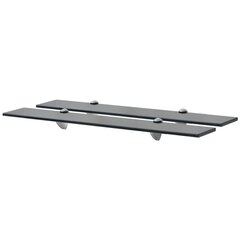 Kelluvat hyllyt 2 kpl lasi 70x20 cm 8 mm hinta ja tiedot | Hyllyt | hobbyhall.fi