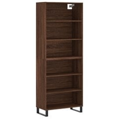 Kaappi ruskea tammi 69,5x32,5x180 cm tekninen puu hinta ja tiedot | Lipastot | hobbyhall.fi