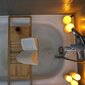 Bambuinen kylpyhuonehylly, 70-105 x 22 cm hinta ja tiedot | Kylpyhuoneen sisustus | hobbyhall.fi