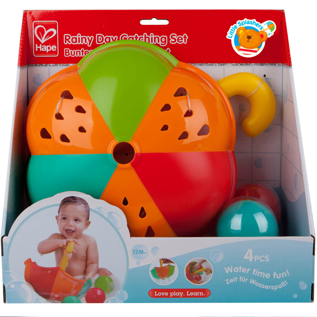 HAPE kylpylelu Rainy Day Catching Set hinta ja tiedot | Vauvan lelut | hobbyhall.fi