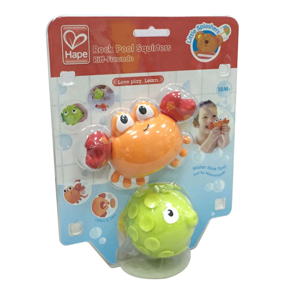 HAPE kylpylelu Rock Pool Squirters hinta ja tiedot | Vauvan lelut | hobbyhall.fi