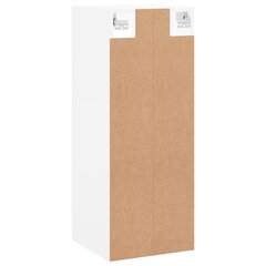 Seinäkiinnitettävä kaappi valkoinen 34,5x34x90 cm hinta ja tiedot | Olohuoneen kaapit ja lipastot | hobbyhall.fi