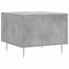 Sohvapöydät 2 kpl betoninharmaa 50x50x40 cm tekninen puu hinta ja tiedot | Sohvapöydät | hobbyhall.fi