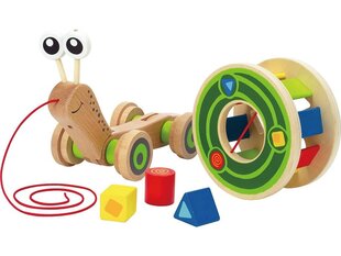 HAPE kehittävä lelu Pull and Play Shape Sorte, E0349 hinta ja tiedot | Hape Lapset | hobbyhall.fi