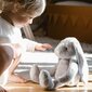 Kaisuloon Whisbear® Humming Bunny harmaalla sensorilla Harmaa hinta ja tiedot | Vauvan lelut | hobbyhall.fi