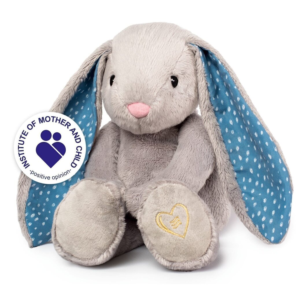 Kaisuloon Whisbear® Humming Bunny harmaalla sensorilla Harmaa hinta ja tiedot | Vauvan lelut | hobbyhall.fi