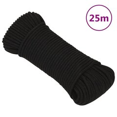 Työköysi musta 4 mm 25 m polyesteri hinta ja tiedot | Puutarhatyökalut | hobbyhall.fi