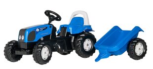 Rolly Toys rollyKid Landini poljintraktori perävaunulla, sininen hinta ja tiedot | Poikien lelut | hobbyhall.fi