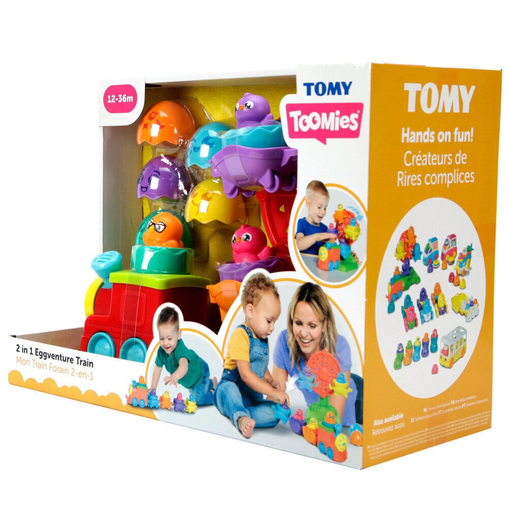 TOMY ajoneuvo 2in1 Eggventure Train hinta ja tiedot | Vauvan lelut | hobbyhall.fi