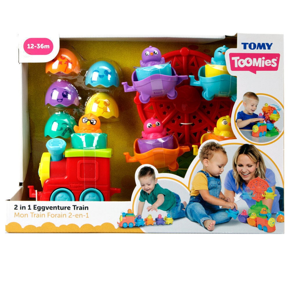 TOMY ajoneuvo 2in1 Eggventure Train hinta ja tiedot | Vauvan lelut | hobbyhall.fi