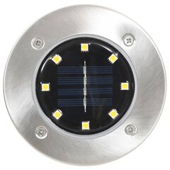 Aurinkoenergia maavalaisimet 8 kpl LED valkoinen hinta ja tiedot | Puutarha- ja ulkovalot | hobbyhall.fi