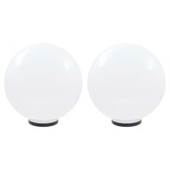 LED-pallovalaisimet 2 kpl 50 cm akryyli hinta ja tiedot | Puutarha- ja ulkovalot | hobbyhall.fi