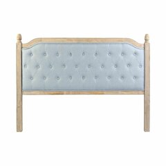 Päätylevy DKD Home Decor Luonnollinen Sininen Pellava Kumipuu (160 x 6 x 120 cm) hinta ja tiedot | Sängyt | hobbyhall.fi