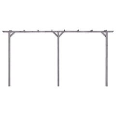 Puutarhapergola, 400x40x205cm, kyllästetty mänty, hinta ja tiedot | Kukkatelineet ja kukkapöydät | hobbyhall.fi