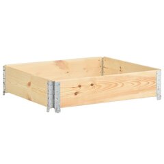 Kuormalavan reunus 100x100 cm täysi mänty hinta ja tiedot | Puutarhatyökalut | hobbyhall.fi