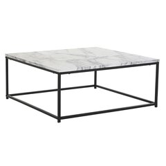 Sivupöytä DKD Home Decor Metalli MDF Alumiini (80 x 80 x 34 cm) hinta ja tiedot | Sohvapöydät | hobbyhall.fi