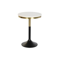 Sivupöytä DKD Home Decor Musta Kullattu Metalli Valkoinen Marmori (40,5 x 40,5 x 57,5 cm) hinta ja tiedot | Sohvapöydät | hobbyhall.fi