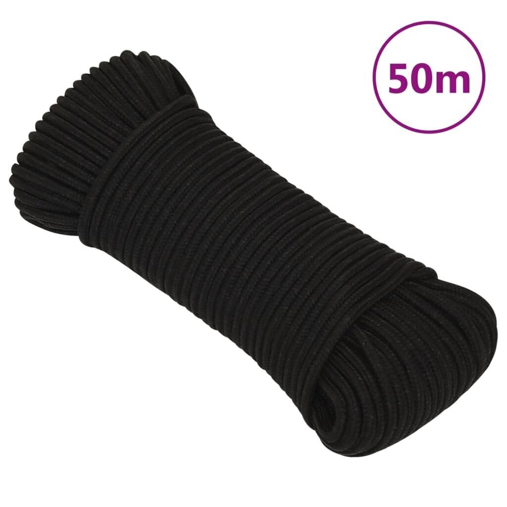 Työköysi musta 3 mm 50 m polyesteri hinta ja tiedot | Puutarhatyökalut | hobbyhall.fi