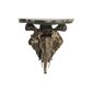 Hylly DKD Home Decor Elephant Golden Resin (36,5 x 16,5 x 36 cm) hinta ja tiedot | Hyllyt | hobbyhall.fi