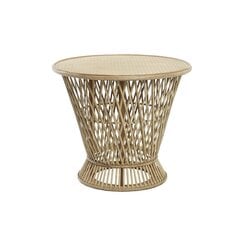 Sivupöytä DKD Home Decor Vaaleanruskea Bambu (60 x 60 x 52 cm) hinta ja tiedot | Sohvapöydät | hobbyhall.fi