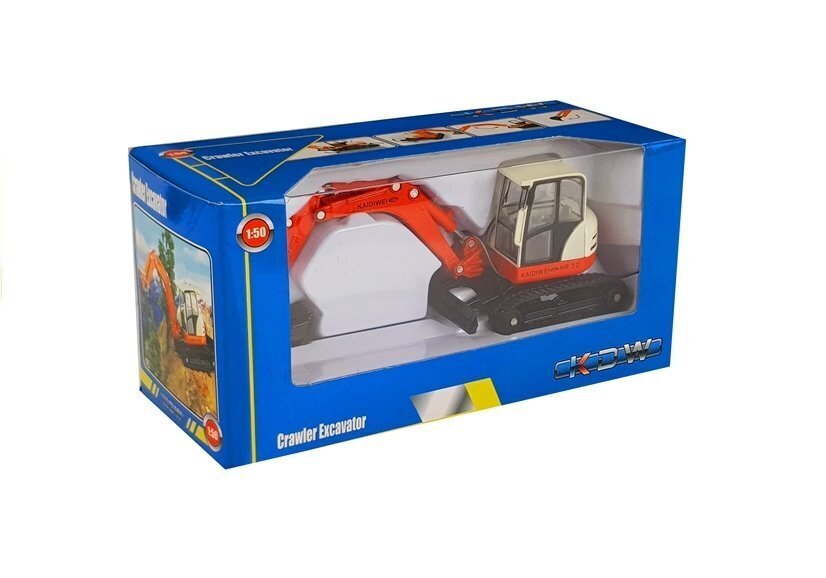 Metallikaivinkone autonosturilla 1:50 hinta ja tiedot | Poikien lelut | hobbyhall.fi