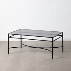 Sohvapöytä 100x60x45,5cm, musta/harmaa hinta ja tiedot | Sohvapöydät | hobbyhall.fi