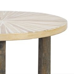 Sivupöytä 40x40x45cm, beige hinta ja tiedot | Sohvapöydät | hobbyhall.fi