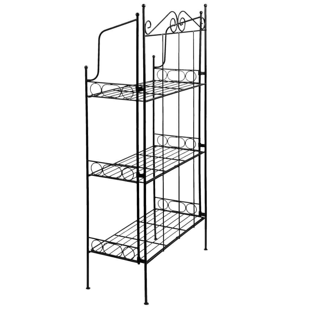 Esschert Design Etagere 3-tasoinen hylly L hinta ja tiedot | Kukkatelineet ja kukkapöydät | hobbyhall.fi