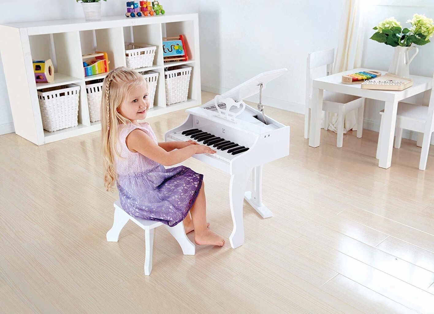 HAPE Deluxe Grand Piano hinta ja tiedot | Kehittävät lelut | hobbyhall.fi