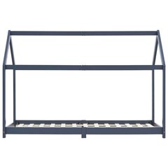 Lasten sängynrunko harmaa täysi mänty 90x200 cm hinta ja tiedot | Lastensängyt | hobbyhall.fi